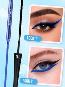 MISSLYN 2Pcs Eyeliner Sets, Vegan, Cruelty-Free, Waterproof, Intense Colour, One-Stroke, High-Pigment, Long-Lasting, Ideal For Teens, Beginners, Makeup Lovers, Back To School, Commute, Dates, Parties - #Set 1 - View 6