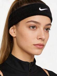 Nike Sports Sweatband Comfortable Elastic Headband Unisex Black - Black - View 1