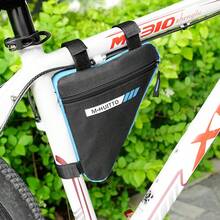 1PC Bicycle Frame Triangle Bag, Lightweight Bike Top Tube Storage Pouch, Wear‑Resistant Cycling Frame Saddle Bag For Mountain Road Bikes, No Leg Interference Design - Top Tube Bag - View 11