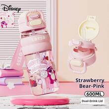 Disney Children's Dual-Head Water Cup, Suitable For Students In Summer, Tritan Material, Anti-Drop Straight Design, With Straw [600ml] - Multicolor - View 16