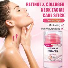 HEYXI 1PC Krim Retinol Leher & Wajah, Melembapkan Tahan Lama, Menutrisi Kulit Leher & Wajah, Kaya Niacinamide, Kolagen, Desain Stik, Praktis Digunakan - Krim Leher - 40g - View 7