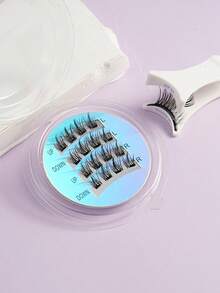 Magnetic Portable False Eyelashes Natural Soft Easy To Apply Makeup Tool Handmade Half Eye Magnetic Eyelashes - Black - View 1