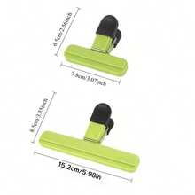 3/5/7/9Pcs Multi-Function Food Bag Sealing Clips, Household Snack Fresh-Keeping Sealing Clips, Moisture-Proof Leak-Proof Plastic Clips, Kitchen Tea Potato Chips Snack Bag Sealing Tool, Random Color - Multicolor - View 12