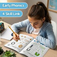 A-Z Alphabet Learning & Writing Practice Notebooks, ABC Letter Recognition, Uppercase And Lowercase Writing, Alphabet Activity Worksheets, Tracing And Early English Skills For Classroom And Home Practice - Alphabet Activity Practice - View 7