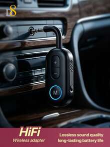 D8 Bluetooth 5.3 Audio Transmitter Receiver,2 In 1 Wireless Audio Adapter,3.5mm AUX RCA Jack Adapter,Bluetooth Audio Receiver For Car,Wireless Transmitter For Travel Bluetooth Audio Adapter,Gym Wireless Audio Connector - Multicolor - View 18