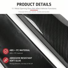 1 Set Carbon Pattern Center Console Armrest Lid Cover, Anti-Scratch Interior Trim Protection For BMW X5 X6 E70 E71 2007-2014, Car Interior Styling Accessories - E70 E71 - View 7