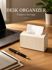 Desktop Storage And Display Box, Tissue Box, Hotel Remote Control Storage Box, Business Office Minimalist Tissue Box, Restaurant Tissue Box - Multicolor - View 3