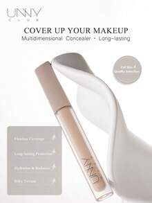 UNNY CLUB Liquid Concealer, Brightening High Coverage Concealer, Suitable For Acne Marks, Blemishes, Dark Circles, Suitable For Dry Skin, Makeup Cosmetics - P01 Salmon - View 9