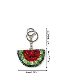 Seahorse Beach Vacation Style Bag Charm Summer Ocean Theme Fashionable Cute Versatile Rhinestone Bag Pendant - Multicolor - View 9