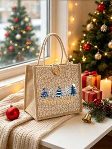 1/2pcs Dachshund Letter Print Pattern Storage Bag, Lightweight And Portable, Suitable For Travel Carrying Cosmetics And Shopping - Multicolor - View 5