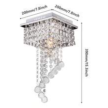 Lámparas De Techo De Cristal Modernas Con Tres Tonos De Luz, Diseño Colgante Metálico Con Bombilla Incluida, Elegantes Para Sala, Dormitorio, Estudio, Pasillo Y Otros Espacios. - Blanco - Ver 2
