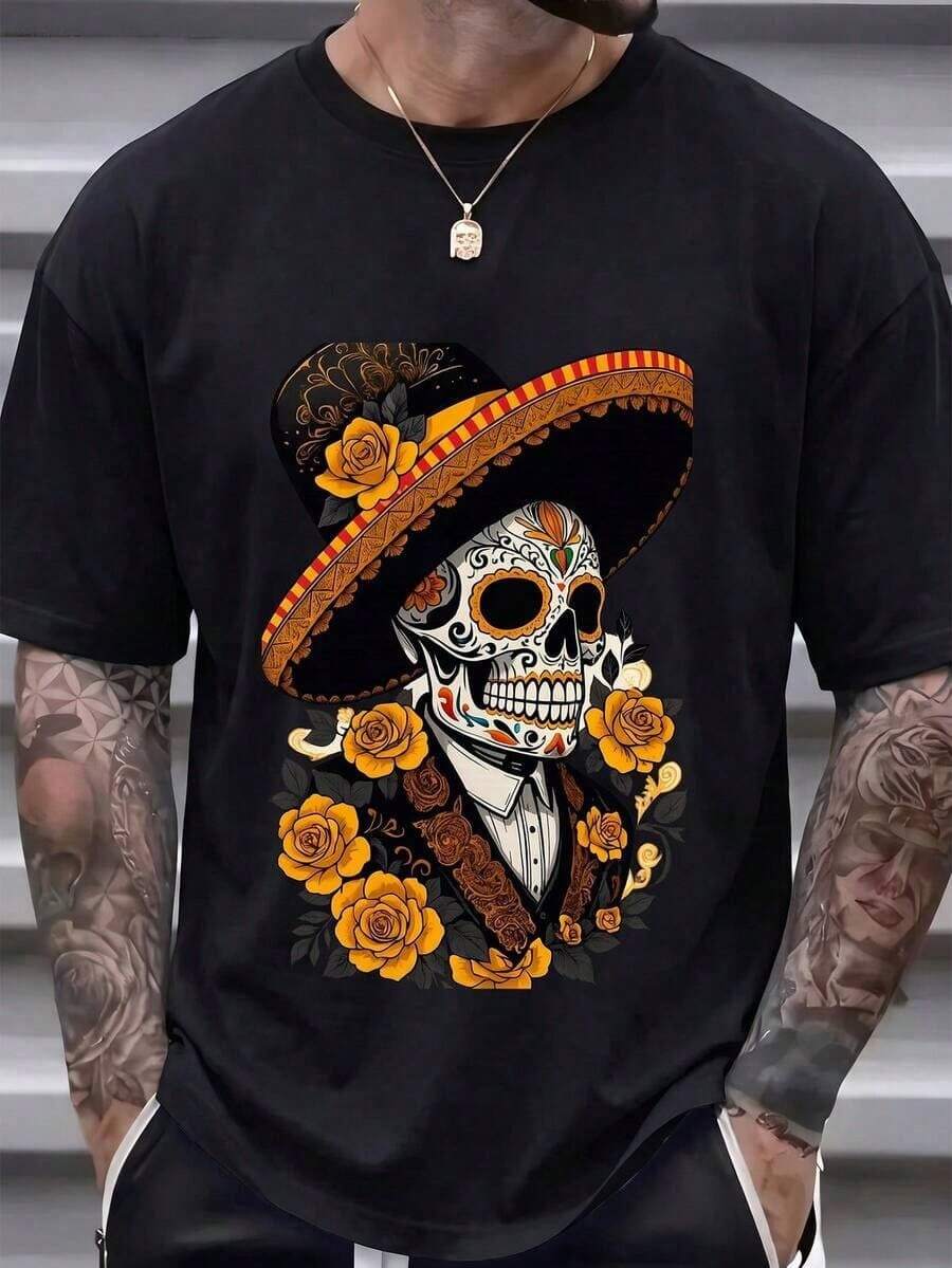 Men T-Shirts - Black - View 1