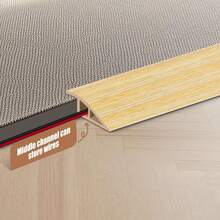 Floor Transition Strip Self Adhesive Vinyl Door Threshold Strip,PVC Transition Strips For Doorways Reducer For Laminate Floor Carpet Tile - B - View 6