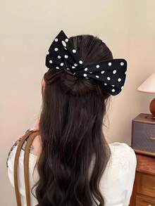 Lazy Lazy Bow Bun Hairpin Set - Twist And Knot Into A Bun. This Hair Accessory Is Perfect For Those With Limited Hand Dexterity, Suitable For Daily Wear, Parties, Weddings, And Bridal Hairstyle Design. It Has A Comfortable Fit. - Multicolor - View 2