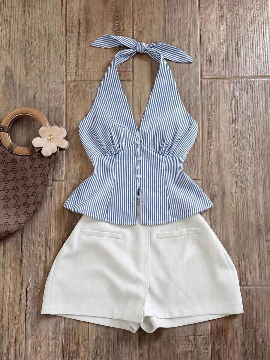 Women Two-Piece Outfits - Color as Pic - View 1