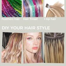 2500pcs Silicone Lining Beads, Hair Extension Tool Kit For Hair Styling And Wig DIY, 8pcs C/J/I Hair Pins, 5 Rolls Sewing Thread, Hair Extension Tool Set - View 10