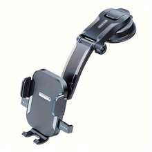 Car Dashboard Phone Holder Adjustable In Vertical And Horizontal Directions, Provides High Stability And Strong Adhesion, Includes Extra Sticky Pads. This Car Mobile Phone Holder Compatible With All Smartphones - A - View 2