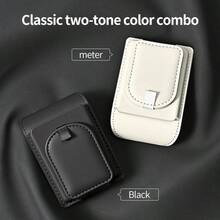 Car Sunshade Magnetic Fashion Glasses Clip, Microfiber Multifunctional Eyeglass Frame, With Card Slot, General Motors Internal Storage Eyeglass Card Ticket - 2613 - View 7
