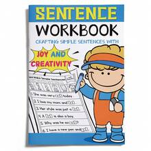 ABC Alphabet, Picture Words & Simple Sentence Practice Notebooks, A-Z Letter Recognition, Word Tracing, Handwriting, Occupation Vocabulary, Phonics, Reading, Spelling & Sentence Building, English Learning Games For Home, Classroom & Back To School - ABC Letters, Words & Sentences - View 11