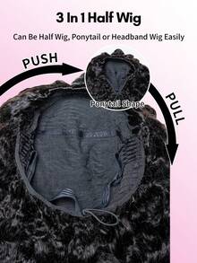 ISEE Hair 99J Burgundy Color Water Wave Half Wig Human Hair 14-28 Inch 180% Density Natural Wave Texture Full & Bouncy Protective Style Adjustable Straps Easy Install Beginner Friendly Daily Wear - S99J - View 9