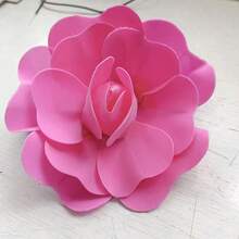 1件裝人造平底泡沫玫瑰 15cm-40cm 巨型玫瑰 DIY婚禮家居裝飾 餐桌派對花園裝飾 - 平底多色 - 查看 12