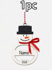 Custom Snowman Name Christmas Ornament, Personalized Snowflake Tree Hanging Decor, Festive Winter Holiday Style, Customized Christmas Tree Decoration, Customizable Name Ornament, Christmas Home Decor, Holiday Keepsake Gift 2026, Christmas Gifts - Style C - View 36