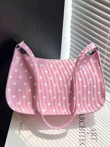 1PC Minimalist Shoulder Bag, Suitable For Daily Outings And Shopping, Can Easily Hold Daily Essentials, A Versatile Item For Girls, Applicable To Various Styles And Occasions, Also The Best Gift For Friends. - Multicolor - View 7