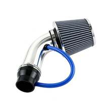 Virellio 3‑Inch Universal Cold Air Intake Kit, Silver Aluminum Air Intake Filter Set For Gasoline Diesel Car Sedan SUV Performance Modification - Silver - View 7