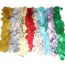 140pcs 20mm Large Hole Flat Round Holographic Sequin Loose Sequins For Handmade Crafts, Art, Jewelry Making, Sewing, Embroidery, Party Decoration - 20 Grams - View 5