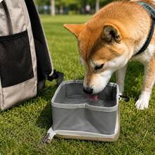 1PC Collapsible Pet Water Bowl, Portable Foldable Dog Cat Drinking Bowl With Zipper For Outdoor Walking Camping Travel - Multiple Styles - View 2