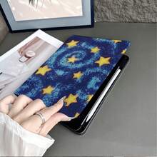 1件星空油畫平板保護殼，附筆槽，相容 iPad 10代智能保護殼/Air 13(M3 2025)/Air 11/11(A16 2025)，相容 OPPO Pad，相容 MatePad，相容 Vivo Pad，相容 Honor Pad，相容 Xiaoxin Pad - 彩色 - 查看 9
