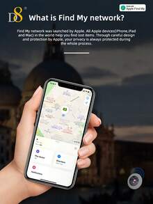 D8 Key Finder Tag (IOS Only), FindMy Tracker Item Locator With Keychain, Suitable For Keys, Pets, Wallets, Backpacks And Tablets, Includes Battery, Compatible With FindMy APP, Global Positioning, Long Battery Life, Phone APP Control, IOS Key Locator - Multicolor - View 5