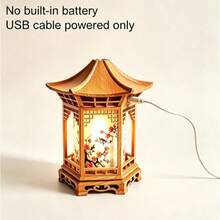Creative Mini Pavilion Humidifier, 160ml Water Tank Capacity, Large Mist Output Quiet Air Humidification, USB Powered Atomizer With Night Light, Home Decor, Suitable For Home, Office And Hotel Desktop Use - Louting - View 4