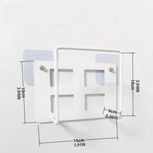 No-Drill Router Bracket, Wall-Mounted Set-Top Box Shelf, Living Room Wall Bracket, WiFi Storage Rack, Easy-Install Router, Set-Top Box And Small Electronics Organizer, Multi-Purpose Storage Rack For Living Room And Home - Multicolor - View 7