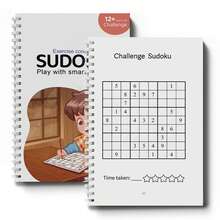 Sudoku Logic Puzzle Notebooks, Number Reasoning, Focus, Observation And Problem-Solving Practice With Beginner, Intermediate, Advanced & Challenge Levels For Home, Classroom And Daily Brain Training - Sudoku Logic Training - View 10