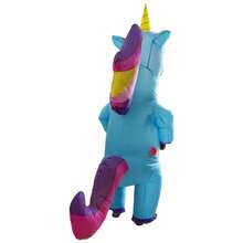 Custom Unicorn Inflatable Mascot Costume, Inflatable Doll Set For Flyer Distribution, Cartoon Mascot Character Costume, Personalized Plush Doll Set, Halloween Costume - Colorful Unicorn - View 5