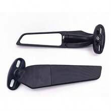 Motorcycle Rearview Mirror Modification Wing Adjustable Rotating Mirror, Suitable For Ducati, Aprilia, Suzuki, Kawasaki, - A - View 3