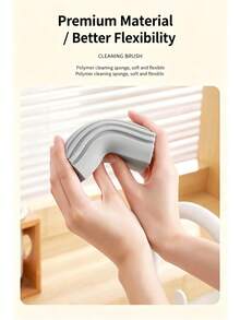 1/2/4/5pcs Multi-Purpose Wet Sponge Duster, Reusable Cleaning Sponge, Suitable For Kitchen, Car, Window, Sofa - A - View 4