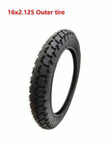 16x2.125 Tire For Electric Bicycle Motorcycle E-Bike 16 Inch Inner Outer Tube Explosion Proof Wear Resistant Tyre - Tire - View 7