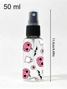 Clear Spray Bottle With Pumpkin Ghost Pattern,Perfume Refillable Bottle For Halloween Gift,Multi-Functional Fine Mist Spray Bottle,Portable Decanting Bottle Container,Travel Essentials,For Toner,Perfume,Makeup Remover,Gift For Women,Students And Men - Multicolor - View 11