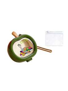 Apple Portable Pill Box With "I Am OK" Printed On It, 7-Day Medicine Dispensing Box, 2-In-1 Sealed Mini Portable Dispensing Box - Multicolor - View 13