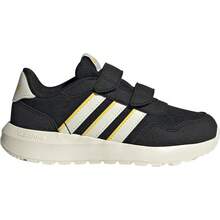 Adidas Toddler Hook & Loop Athletic Casual Shoes - Black - View 5