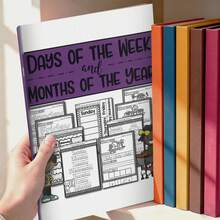 Sight Words & Daily English Practice Notebooks, Reading Fluency, Poetry Reading, Days Of The Week, Months Of The Year, Word Tracing, Handwriting Practice, Vocabulary Building, Word Recognition, Fill In The Blank, Reading & Writing Learning Activities - Reading & Vocabulary Practice - View 6