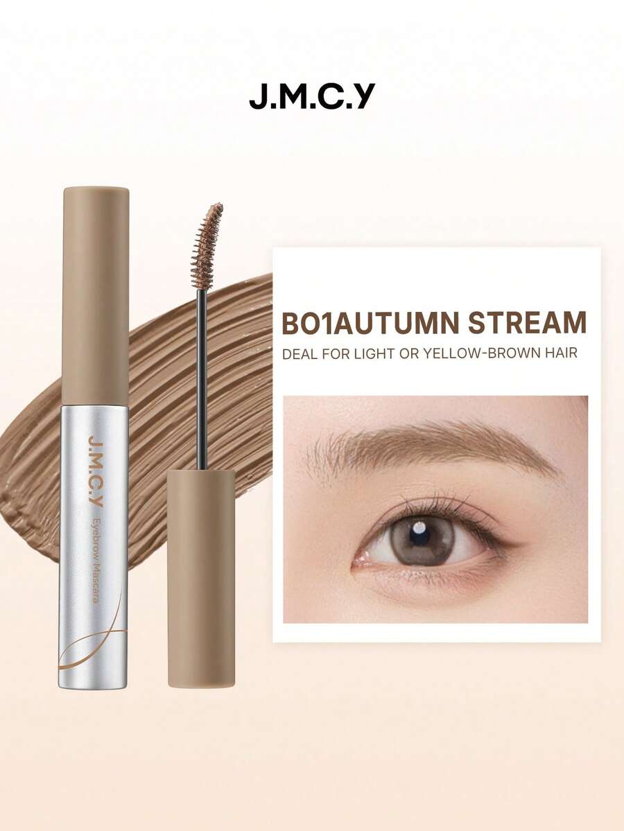 J.M.C.Y 女用淺色眉彩膏，防水防汗，打造自然野生眉，適合初學者，日常妝容，秋冬妝效，萬聖節、聖誕節及節日妝容