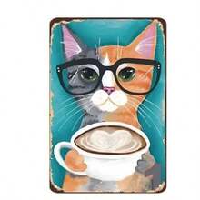 1pc Vintage Decorative Wooden Wall Art Painting, New Style Wall Hanging Decor For Bar, Cafe, Wall Decor - Multicolor - View 8