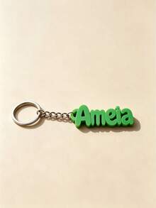 Personalized Name & Letter Keychain, Suitable For Weddings, Birthdays, Anniversaries, Graduations And Daily Casual Use, Luggage, Gym Bag, Shoulder Bag Exclusive Tag, Water Bottle & Backpack Accessory - Multicolor - View 26
