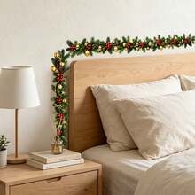 1/3pcs Ivy Sunflower Christmas Pine Vine Wall Sticker, Removable Self-Adhesive Waterproof PVC Decal For Door Frames, Living Room, Bedroom Home Decor - Wall Stickers - View 8