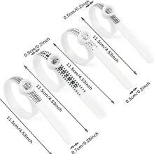 KLONKEE Ring Sizer With Magnifier, Genuine Finger Gauge Ring Sizer Tool, UK/US/EU/KR Size Measurement Ring Sizer - White - View 3