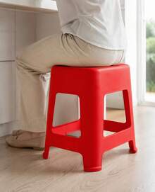 Storage Benches - Red - View 3