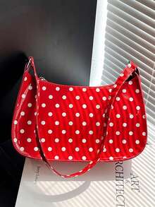 1PC Minimalist Shoulder Bag, Suitable For Daily Outings And Shopping, Can Easily Hold Daily Essentials, A Versatile Item For Girls, Applicable To Various Styles And Occasions, Also The Best Gift For Friends. - Multicolor - View 4